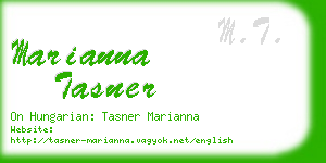 marianna tasner business card